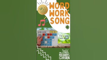 The Word Work Song | A Quick & Fun Phonics Boost! #scienceofreading #ufli #phonics_song #phonics