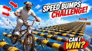 I Tried Crossing 100 Impossible Speed Bumps in GTA 5 😱