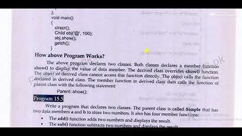 Function Overriding + Multilevel Inheritance