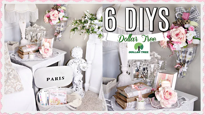 💖6 DIY DOLLAR TREE FRENCH CHIC DECOR CRAFTS /GLAM/ BRIDAL 💖 Olivia's Romantic Home DIYS