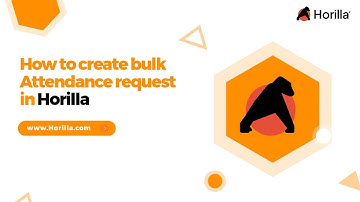How to Create Bulk Attendance Requests for Employees in Horilla HRMS | Attendance Management System