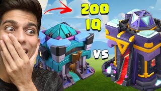 this guy is real GENIUS TH13 vs TH15 (Clash of Clans)