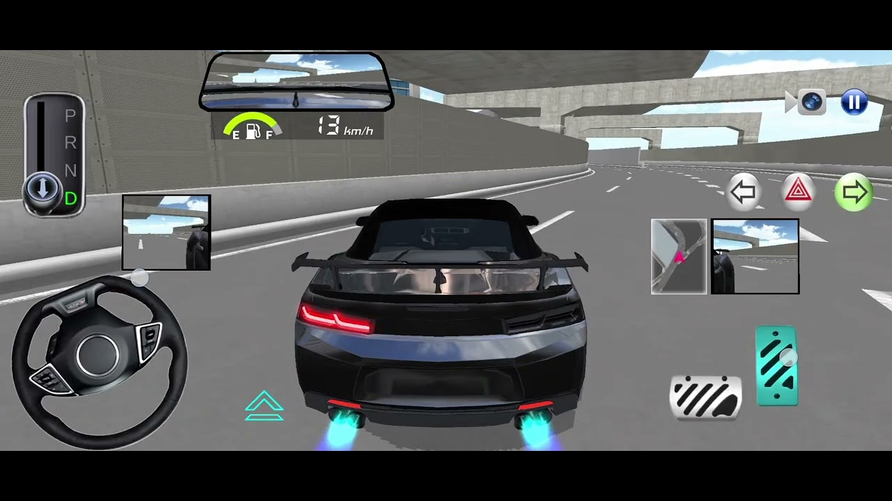 New black car in driving class 3d #drivingclass3d 