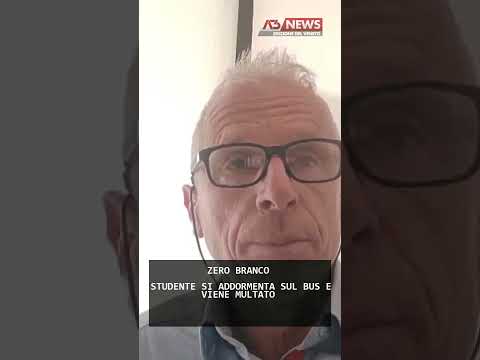Video STUDENTE SI ADDORMENTA SUL BUS E VIENE MULTATO | 01/06/2026