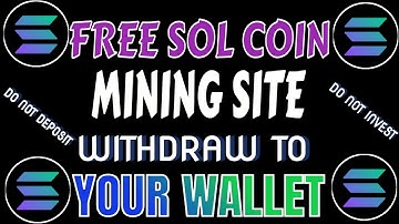 New Free Solana Cloud Mining Site 2025 | No Deposit, Auto Withdraw!