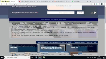 GSTR 4 ANNUAL (19-20)