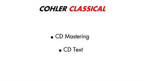 CD Mastering in Cohler Classical - Classical Music Source-Destination 4-point Editing in REAPER