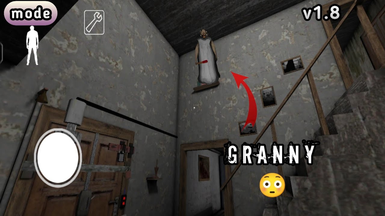 Granny behind the gasoline can Granny chapter 1 v1.8 YouTube