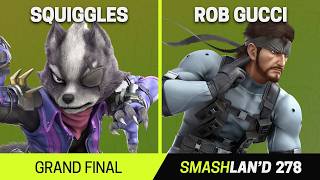 SmashLAN'd 278 Grand Final - Squiggles (Wolf) vs Rob Gucci (Snake) - SSBU Tournament