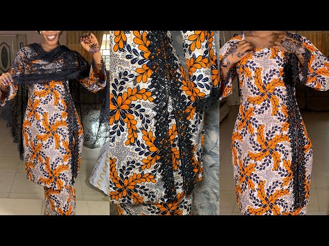 How to Cut and Sew gown with slits by the sides!