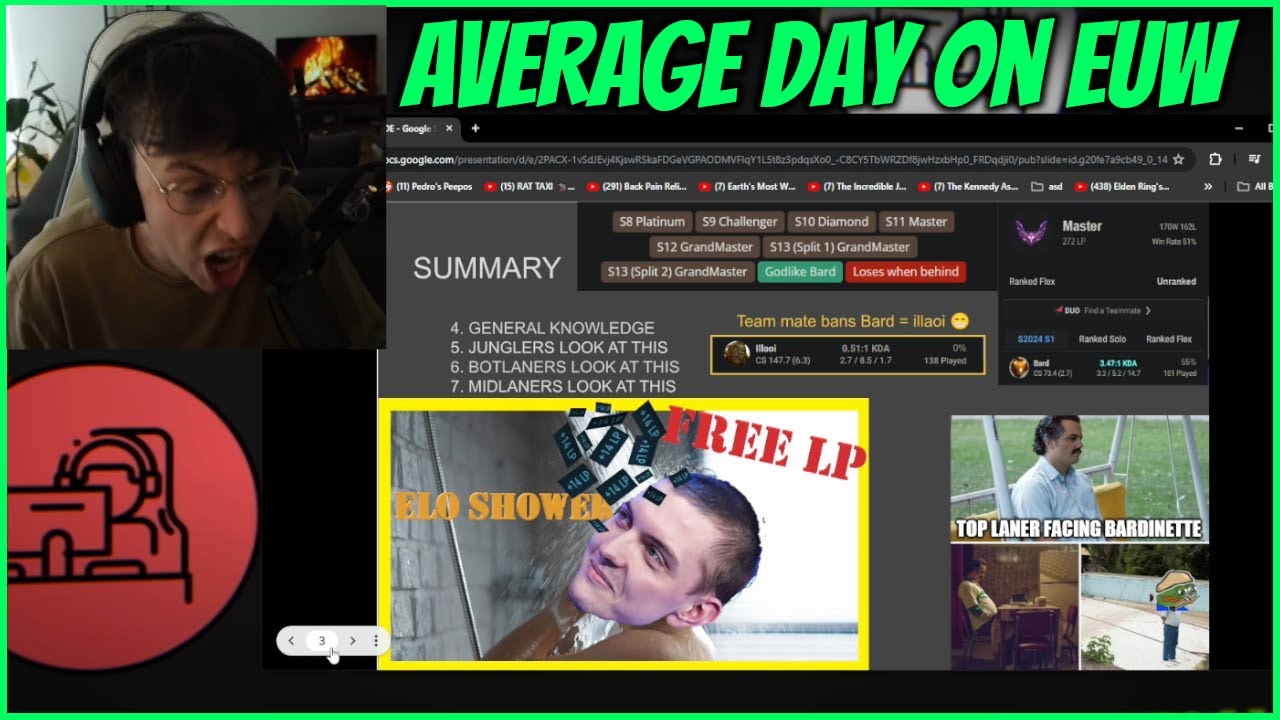 Caedrel Reacts To Bardinette's SoloQ Powerpoint Presentation