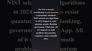 Why quantum computing threatens encryption