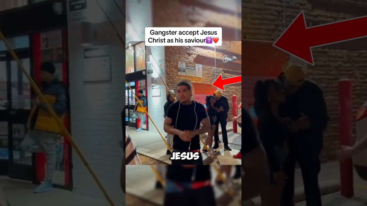 Gangster accepts Jesus Christ as his Savior! 🤯 
