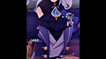 Furina Crying After 500 Years Holding it || Chandelier || Genshin Impact Edit