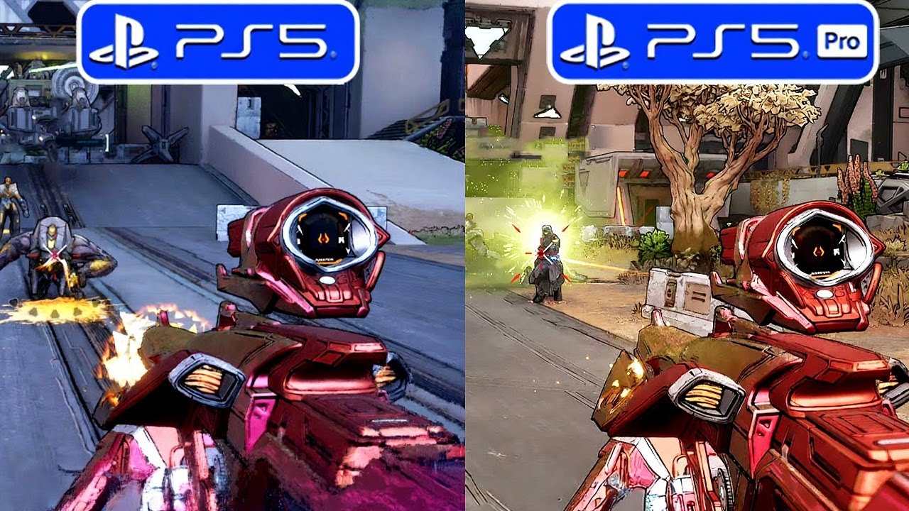 Borderlands 4  PS5 PRO vs PS5 Graphics & Frame Rate Comparison