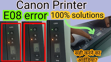 canon g2010 e08 error ( Error E08 canon printer ) how to fix canon g2010 e08 error, error E08 code