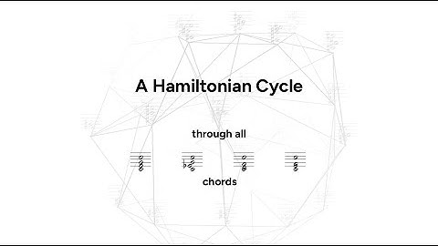 A Hamiltonian cycle through [0,2,5], [0,4,5], Major, and Minor chords