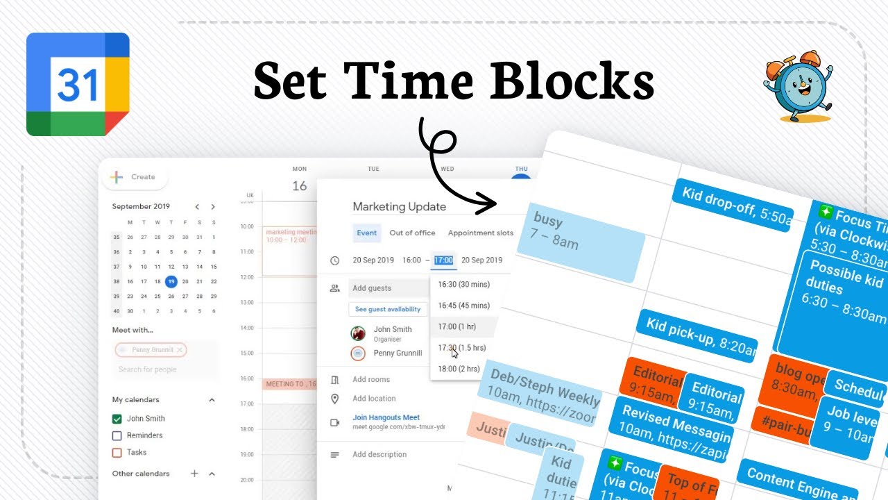 How to set working hours in google calendar (Smart Limits) - YouTube