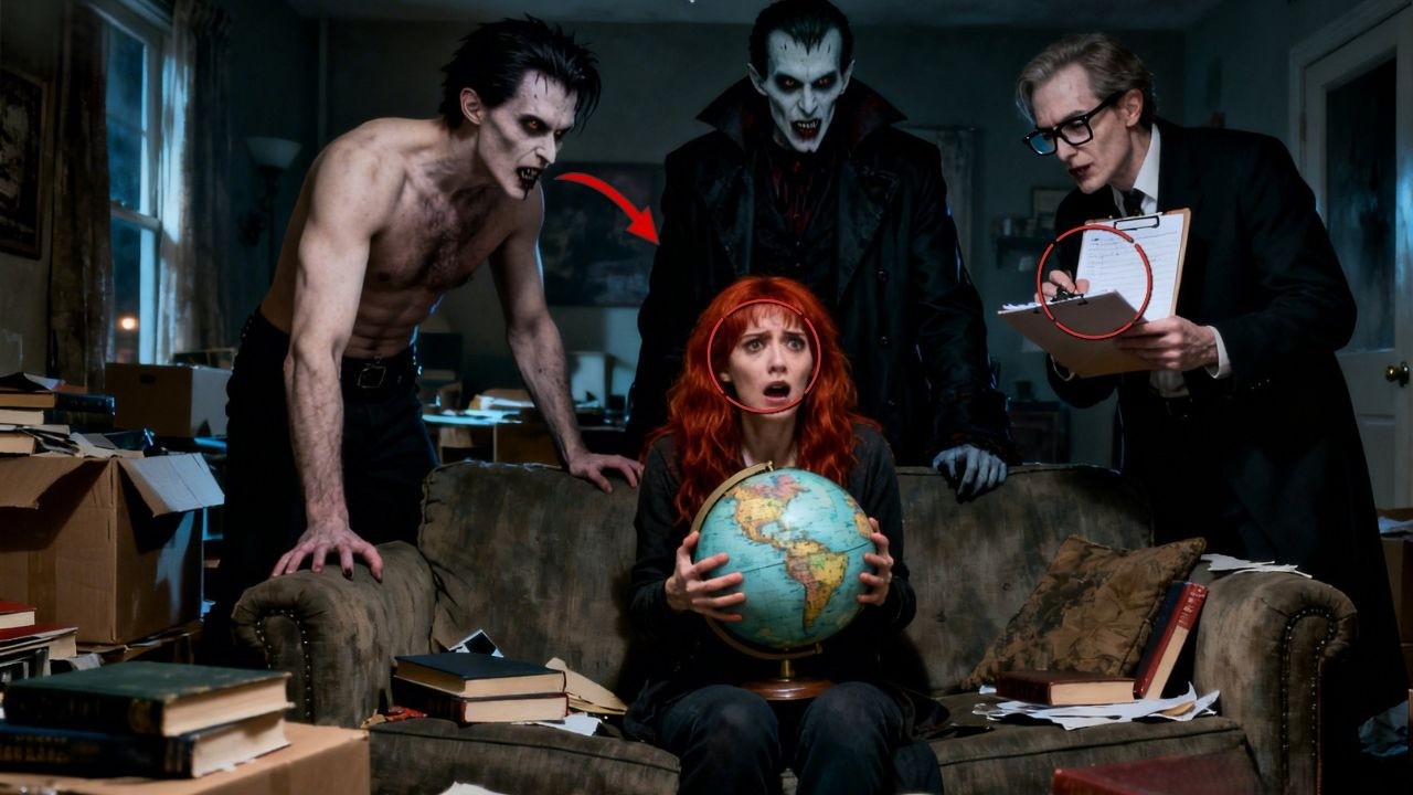 “Terrifying Vampire Brothers Demand Her Blood… But She Surprises Them All!”