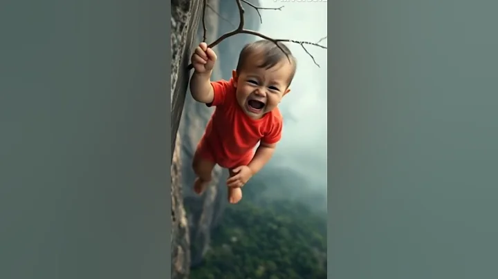 Baby Falls From Roadside, Hangs on Tree & Gets Rescued! 😱🔥 | Emotional 3D Short #Shorts