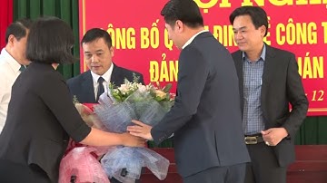 Hội nghị công bố Quyết định của Ban Thường vụ Quận ủy về công tác cán bộ Đảng ủy phường Quán Trữ