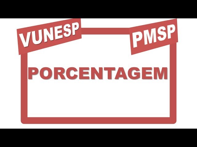 Concurso Público | Polícia Militar de São Paulo | PMSP | Porcentagem | Vunesp | 2008