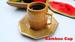 STOP Using Plastic Cups and Switch to BAMBOO . Bamboo Cup. #bamboocup