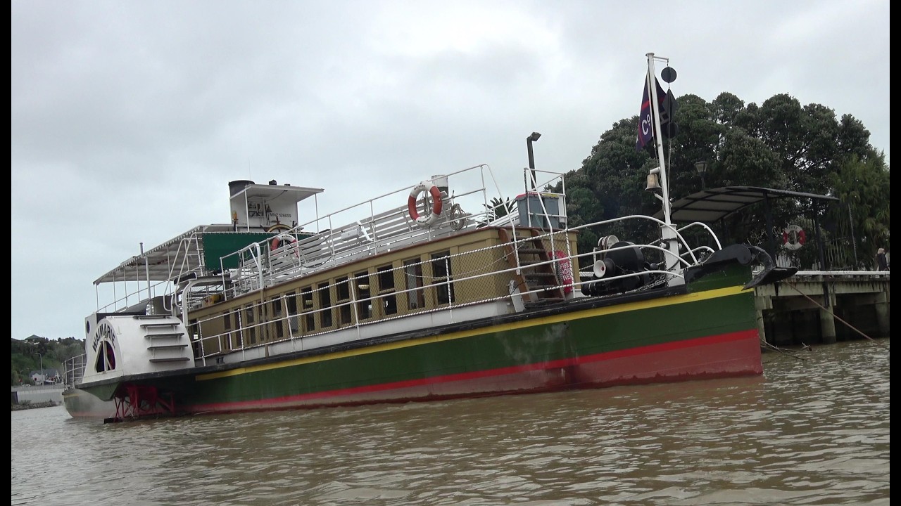 Колёсный пароход Waimarie, Уонгануи, Новая Зеландия