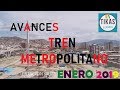 Tren Metropolitano #Cochabamba // Avances de Enero 2019