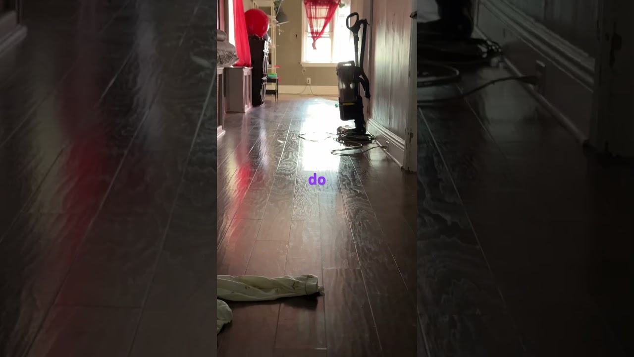 After walking now it’s super hyper 