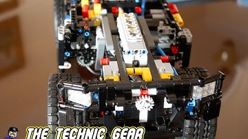 Building the LEGO 8110 Mercedes Benz Unimog