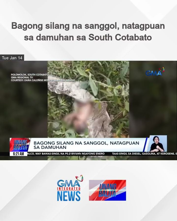 Bagong silang na sanggol, natagpuan sa damuhan sa South Cotabato | Unang Balita