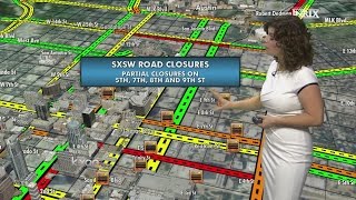 SXSW brings road closures, big backups