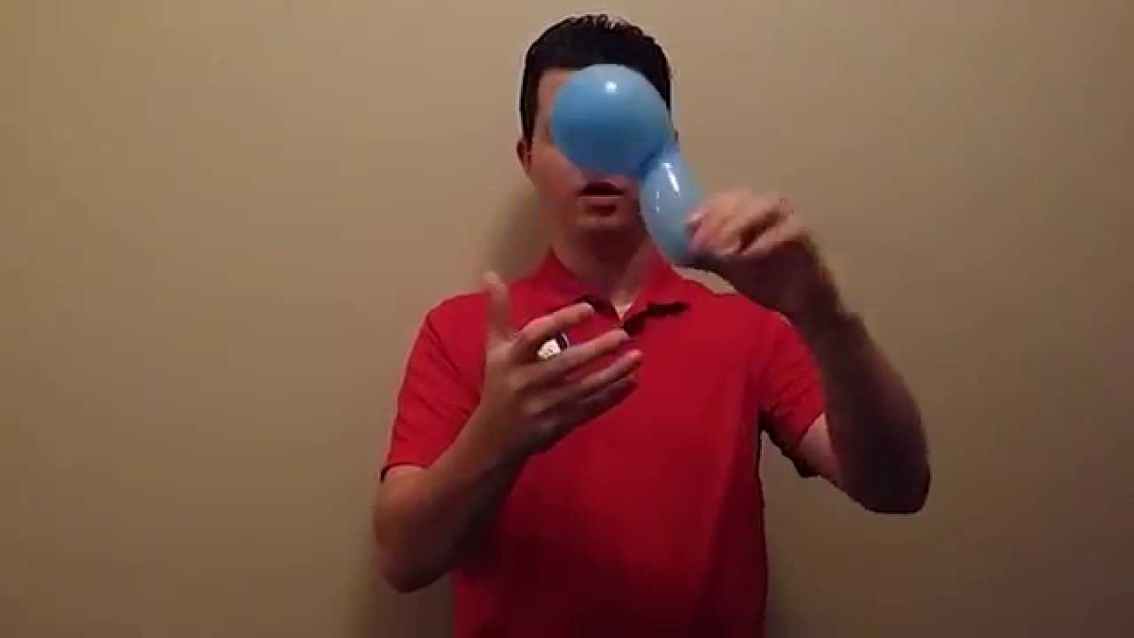 Shaping a round balloon YouTube