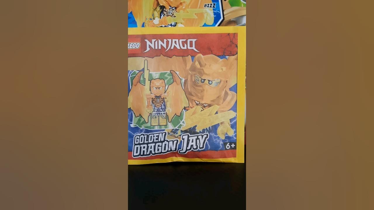 Обзор Лего Журнал Ниндзяго Золотой Дракон Джея #lego #legoninjago - YouTube