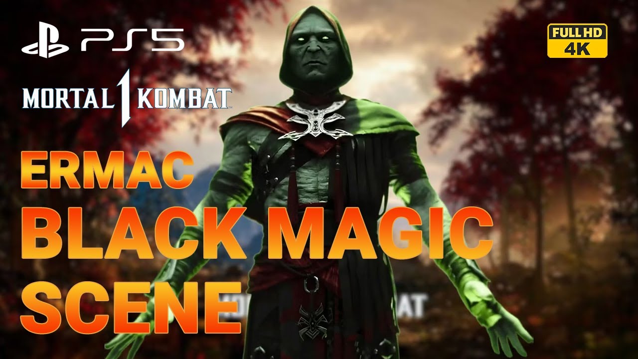 Mortal Kombat 1 Ermac [Black Magic Scene] MK1 PS5 - YouTube