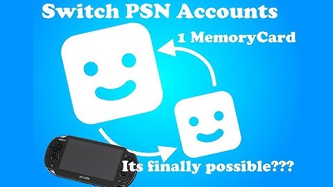 PSVita - How to change PSN account using only 1 memory card