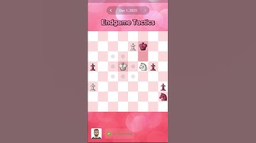 Daily ENDGAME TACTICS #chess #puzzle #53 1/12/2023 |#shorts