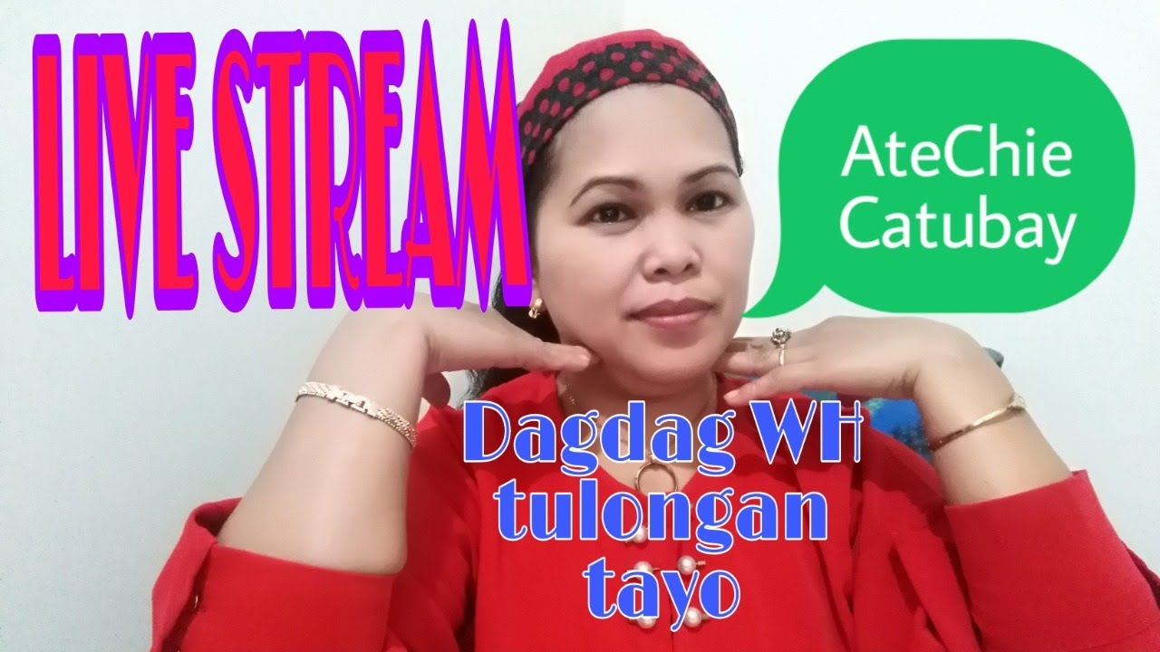 AteChie Catubay Live Stream - YouTube