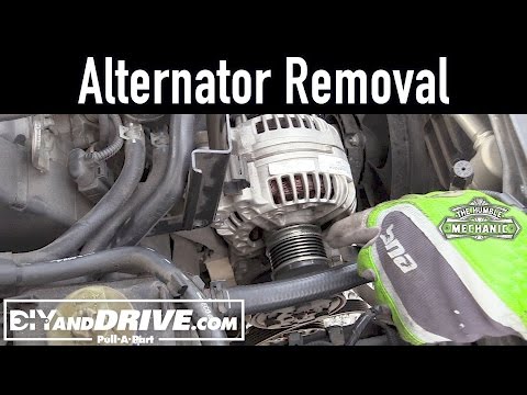 How To Remove A VW Alternator ~ Salvage Yard Tips