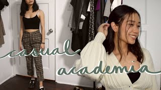 Everyday Academia // dark academia meets casual + trendy