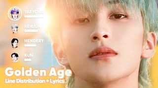 NCT 2023 - Golden Age (Line Distribution + Lyrics Karaoke) PATREON REQUESTED