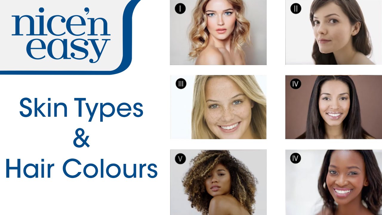 Hair Color Chart To Match Skin Tone