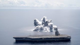 The First • USS Gerald R. Ford (CVN 78) Warships Full Ship Shock Trials Event
