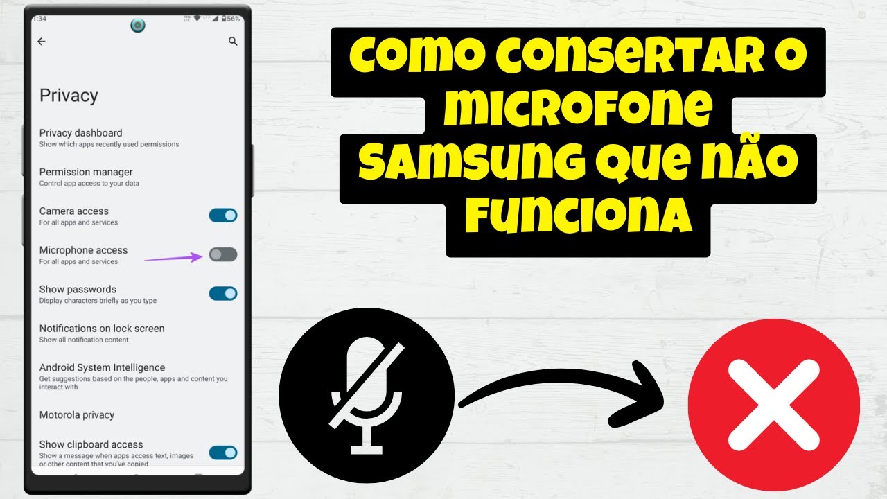 Como consertar o microfone Samsung que não funciona 2024 - YouTube