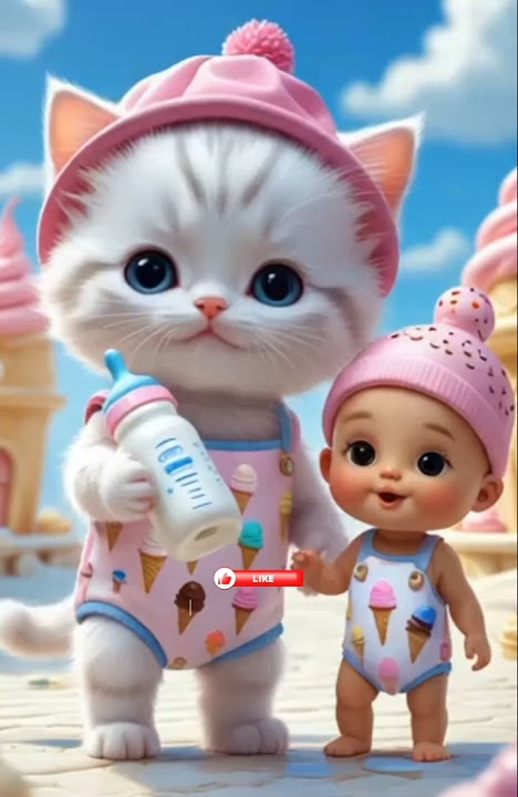 Kucing lucu menyanyi & menari with bayi #kucinglucu #kucing #kucingnyanyi #pokameame #viralvideo