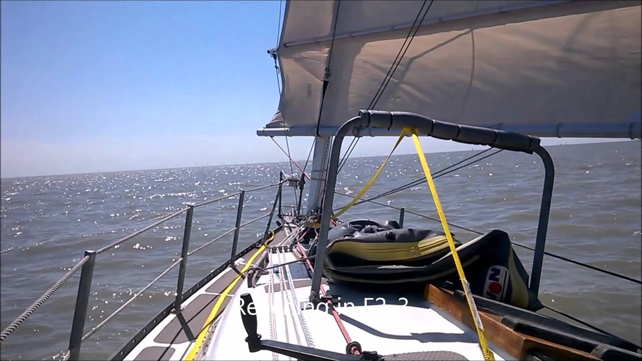 Sailing Varne 27 Junk Rig East coast summer 2015 YouTube