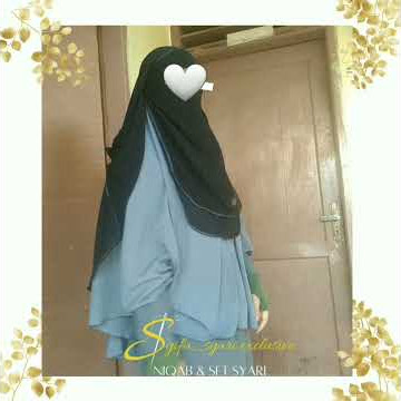 tutorial memakai cadar poni butterfly akhwat bercadar ,cadar muslimah