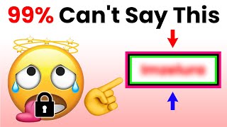 99% Of The People Can't Say This Word Correctly! 😮