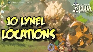 10 LYNEL LOCATIONS In Zelda Breath of the Wild